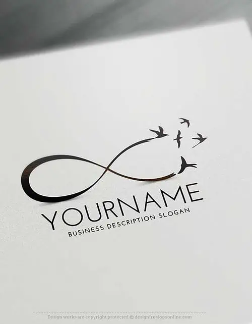 Free Logo Creator - Create Infinity Birds Logo with the Logomaker