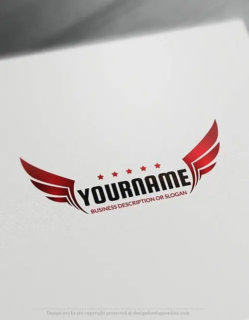 00433-Free-Logo-Maker-wings-LogoTemplate
