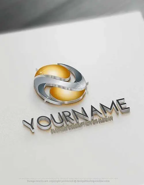 3D Abstract Logo Template