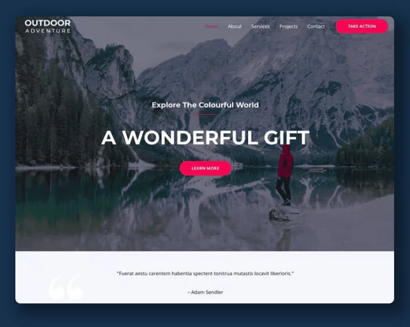 Custom Website + Hosting 29 Business Services Website