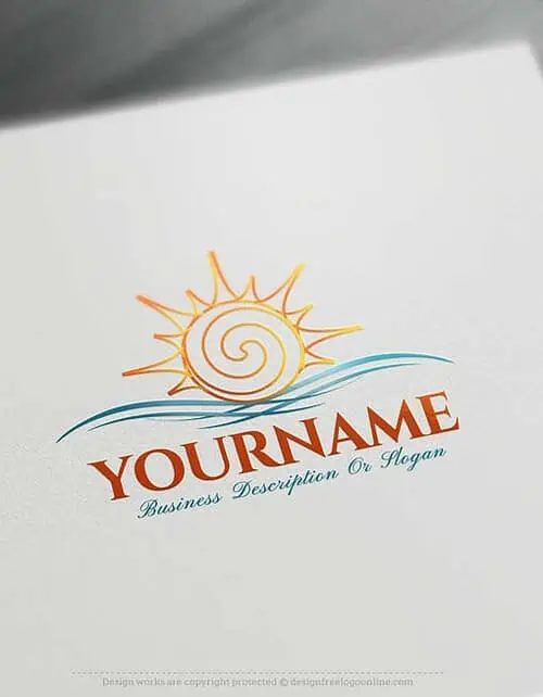 Create online sun Logo online with Free sun Logo Creator