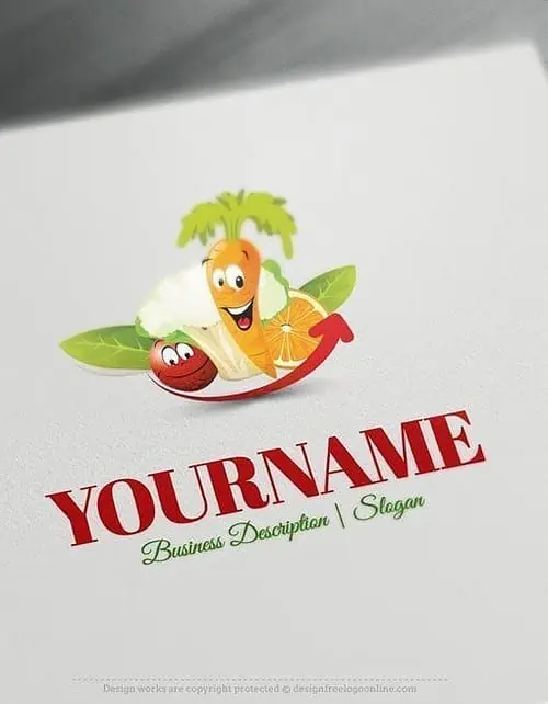 Design-Free-Health-Diet-Fruits-Vegetables-Online-Logo-Template