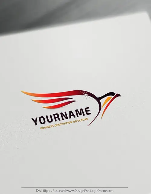 fire bird Free phoenix Logo Maker Design Template