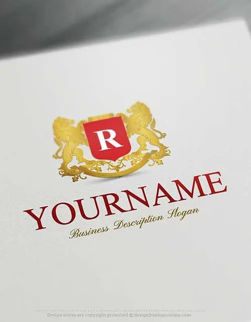 Create a logo Free. Create Lions Logo Templates with our free logo maker. Online crest Alphabet Lions logo template.