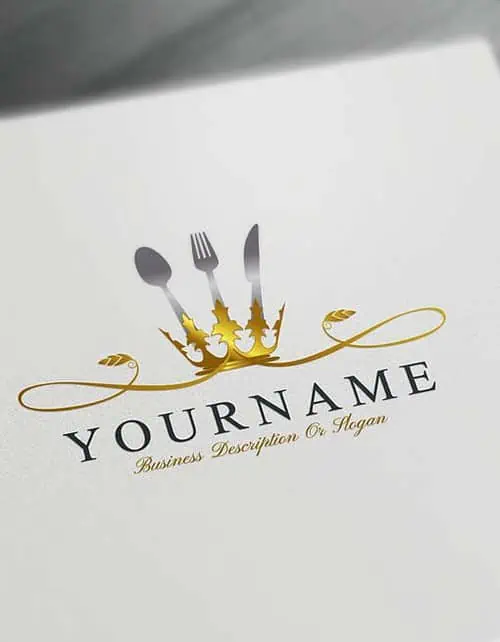 Luxurious Restaurant Logo Maker - Online Build Catering Logo Design