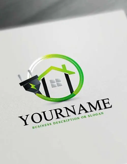 Make Your Own House Electrician Logo with Free Logo Maker