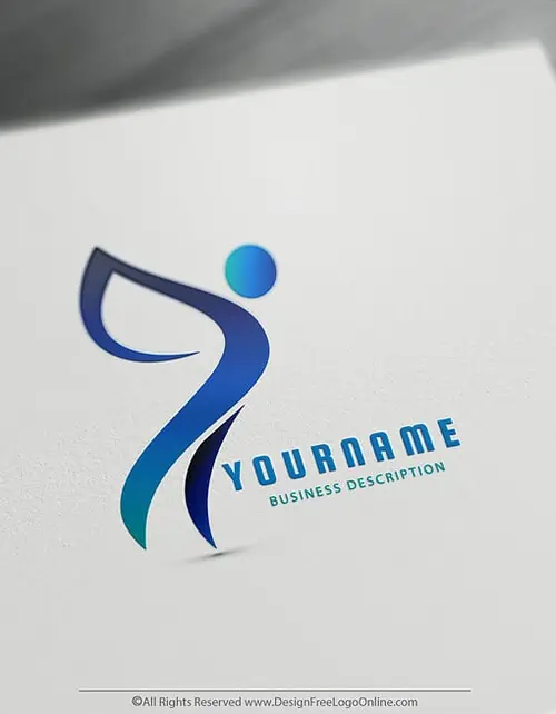 Create a Logo Design Instantly - Flying Human Logo Templates